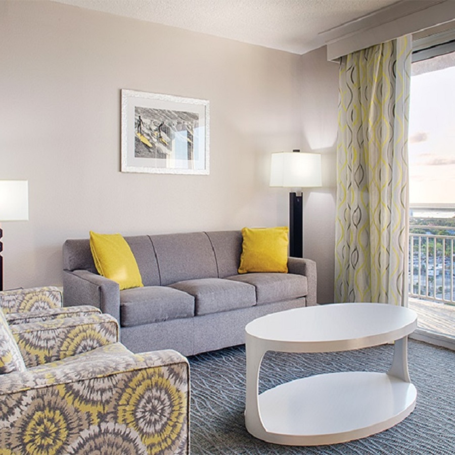 Wyndham Ocean Walk Living Area