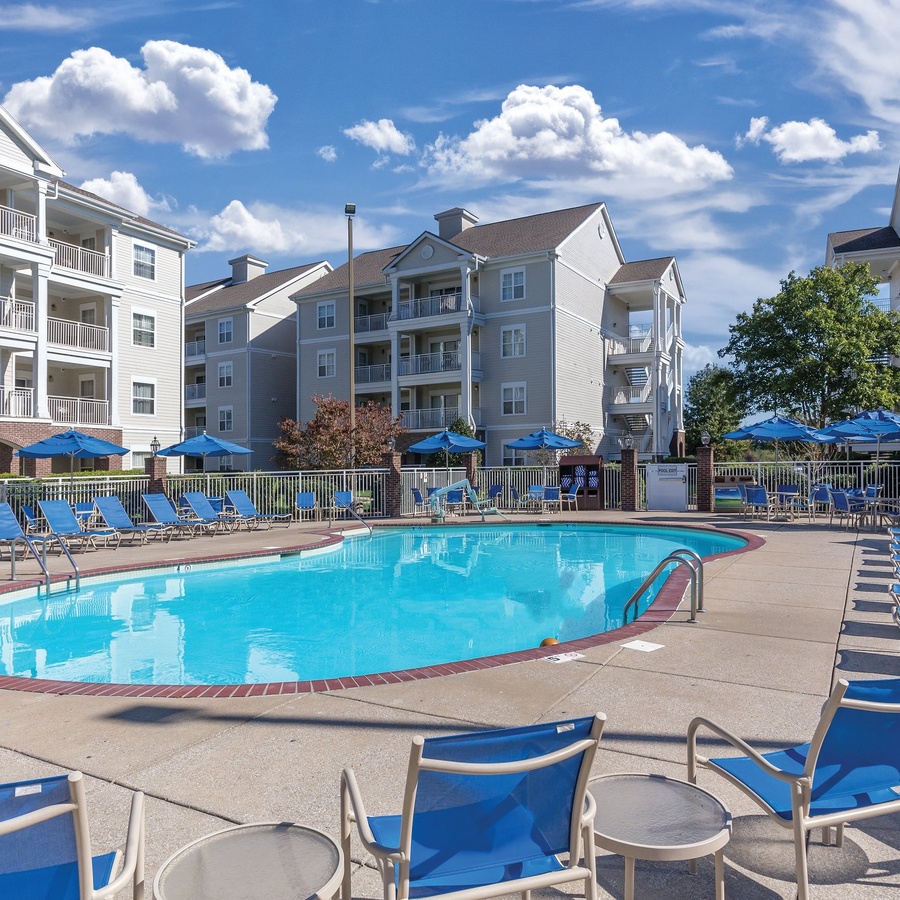Outdoor heated pool